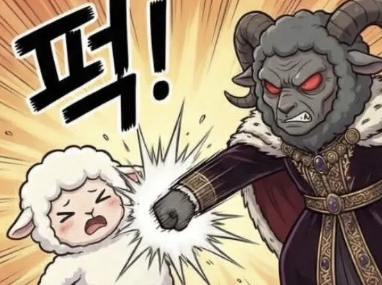 전우원 씨가 웹툰에서 가족에게 폭행을 당하는 장면을 묘사한 모습. 인스타그램