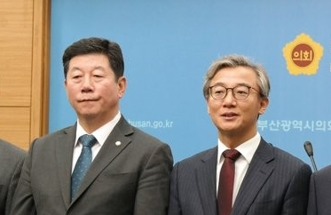 박재호, 전재수. 연합뉴스