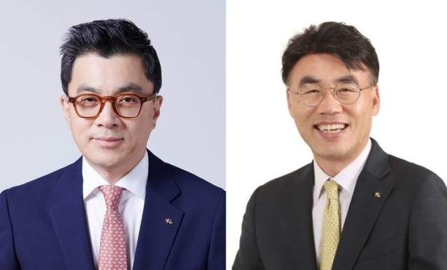 (좌측부터) 강진두 KB증권 IB부문 대표이사 후보, 이홍구 WM부문 대표이사