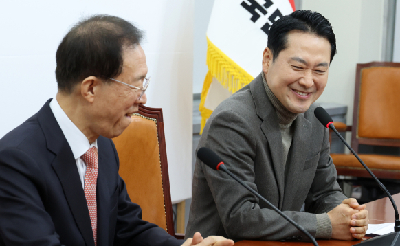 국민통합위원장 만난 장동혁 