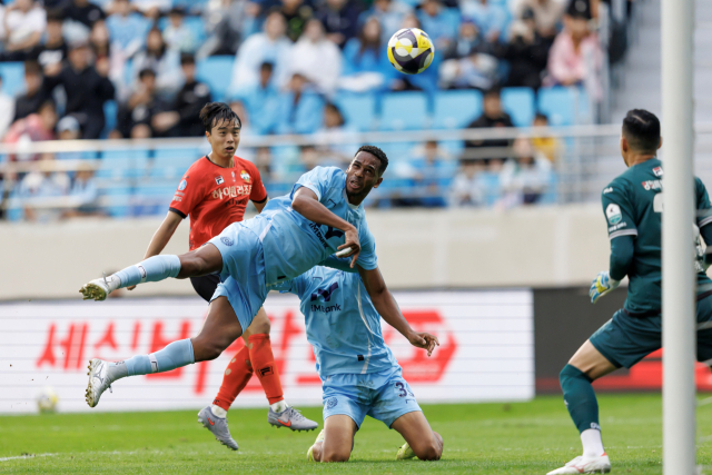대구FC 에드가의 경기 모습. K리그 제공