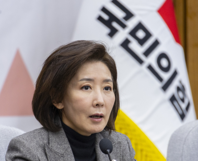 '천정궁 방문' 묻자 나경원 