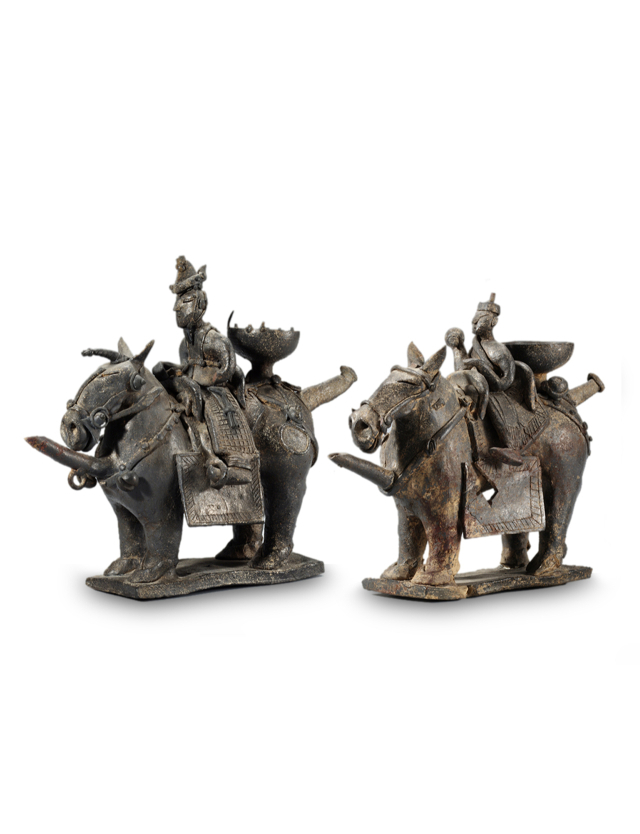 경북의 경주를 비롯해 김천과 고령의 국보급 유물들 가운데서도 원래 지역을 떠나 다른 지역에서 전시하는 경우가 있다. 그중 도기 기마인물형 명기의 모습. 국가유산청 제공