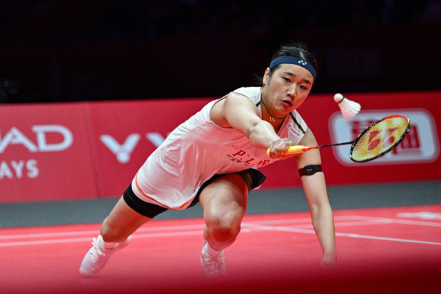 안세영이 21일 중국 항저우에서 열린 