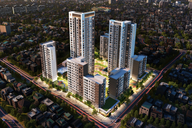 서울 중랑구 면목본동 3구역 가로주택정비사업 조감도. HS화성 제공