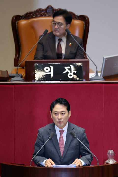 장동혁 '제1야당 대표 필리버스터 최초' 