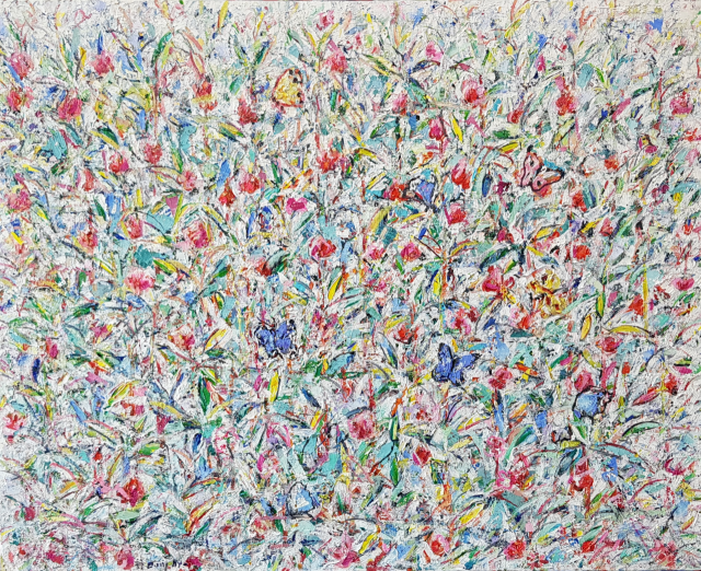 곽동효, 봉숭아, oil on canvas, 90.9x72.7cm, 2019