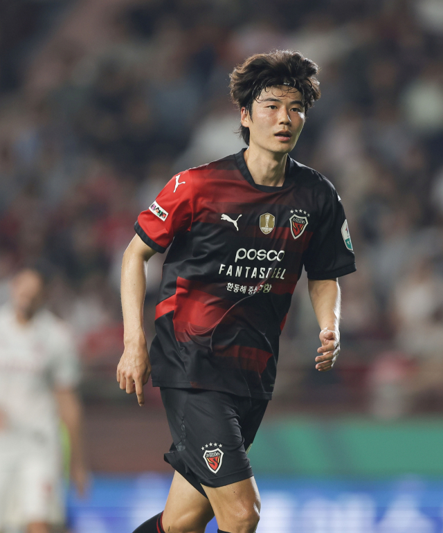 포항 스틸러스의 기성용. K리그 제공