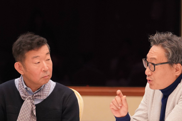 정의선, 김건표 교수. 포토그래퍼 이희문.