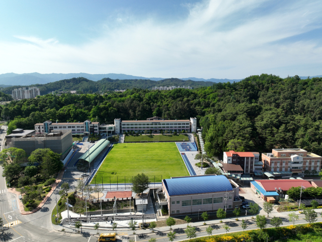 영주 한국철도고등학교 전경. 철도고 제공