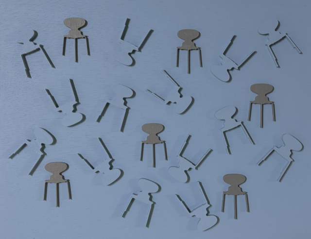 권수연, Untitled., 27x35cm, Acrylic on wood ,2025