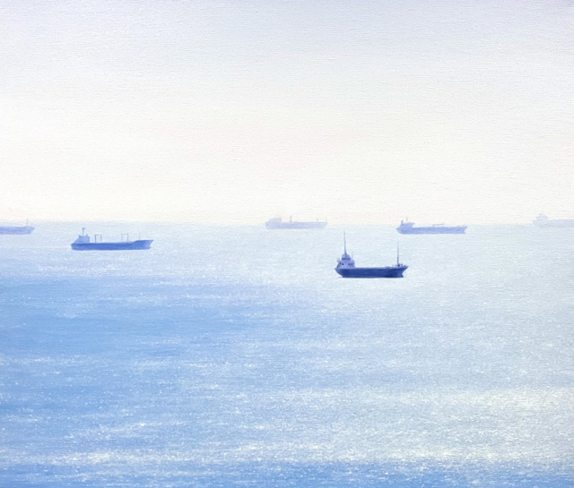 최진아, 아침바다, oil on canvas, 53.0x45.5cm, 2025