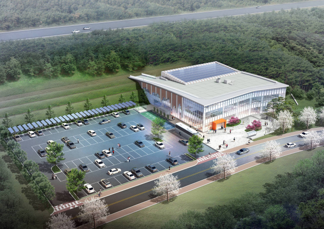 경주 충효국민체육센터 조감도.