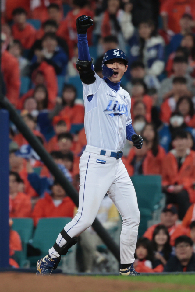 삼성 라이온즈의 구자욱. 삼성 제공
