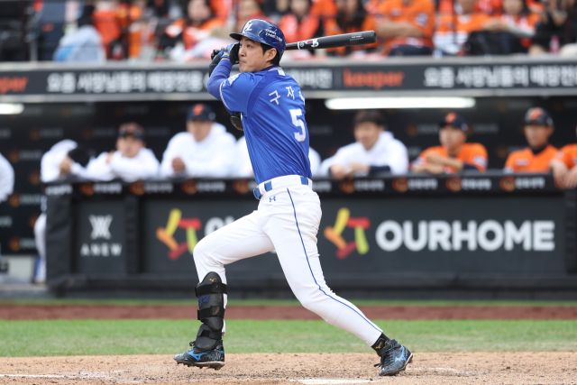 삼성 라이온즈의 구자욱. 삼성 제공