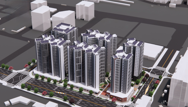 화성병점 복합타운 주상복합건설공사 조감도. 태왕 제공