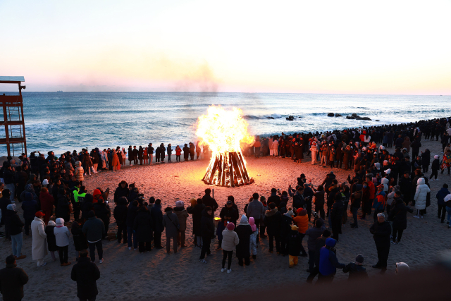 지난해 해맞이행사 모습. 울진군 제공