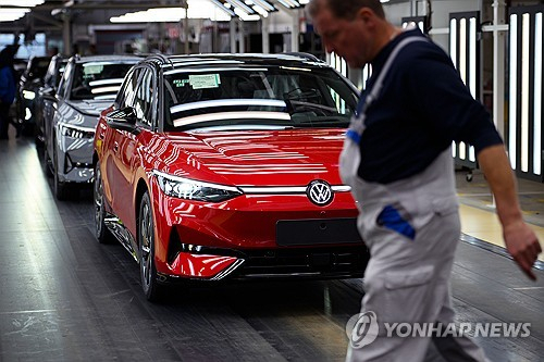 폭스바겐 자동차 공장. 연합뉴스