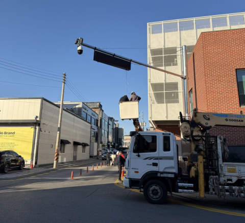 영주시, 가흥신도시 주차타워 인근 불법 주·정차 단속 CCTV 본격 가동