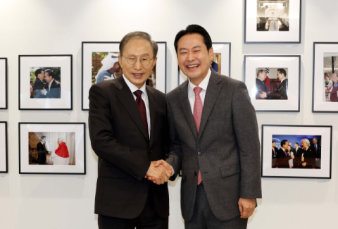 장동혁 만난 이명박 