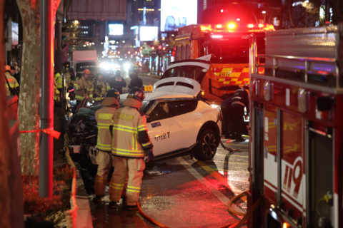 '1명 사망' 종각역 70대 택시기사 긴급체포…모르핀 양성