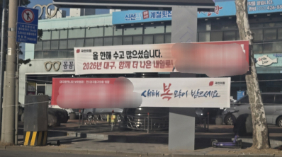 선거철 앞두고 현수막 난립…설치 기준 있으나마나