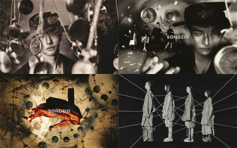 디자이너 브랜드 '송지오', 조기석 작가와 협업…에이티즈 성화 참여한 아트 화보 공개