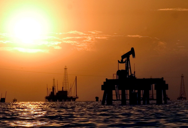 세계 1위 석유 매장국인 베네수엘라 영해에 설치된 석유 굴착장치. 연합뉴스