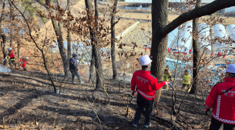 의성 봉양면에서 산불, 40분만에 진압