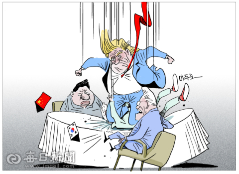 [매일희평] 혼밥과 기자들 폭행 면하나 하는 순간