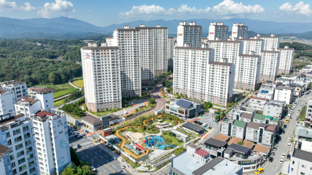 영주시 가흥동의 한 아프트 전경. 영주시 제공