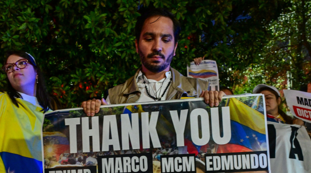 베네수엘라 대통령궁 상공에 미확인 드론…