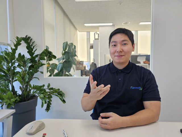 대구 수성알파시티 내 파미티 본사에서 최대영 대표가 매일신문과 인터뷰를 진행하고 있다. 최 대표는 지역을 대표하는 인공지능 기업으로 이름을 떨치겠다고 포부를 밝혔다. 정우태 기자