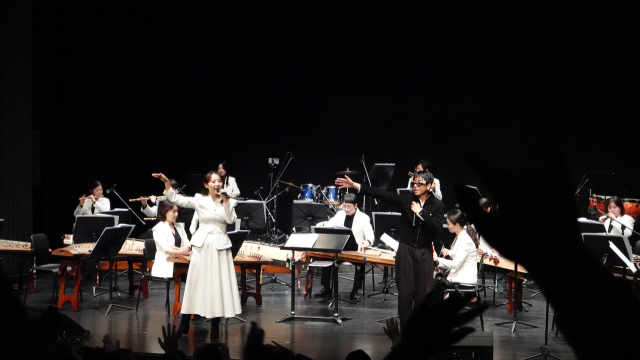 지난달 16일 대구시립국악단 화요국악 무대에서 펼쳐진 국악 힙합 무대. 대구문화예술진흥원