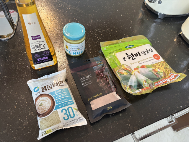 저당 두쫀쿠 재료. 최현정 기자