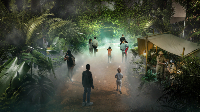 칼라스퀘어 미디어아트 테마파크 예상 이미지. 수성구 제공