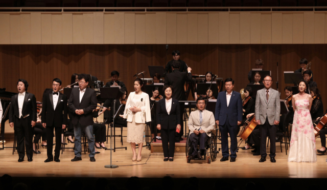 한국클래식음악교수협회 공연 모습. 한국클래식음악교수협회