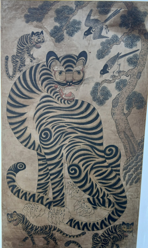 아경당갤러리, 까치·호랑이 작품 전시 개최