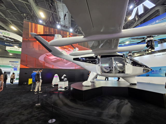 전시장 중간에 UAM이… 모빌리티 미래 제시한 삼보·아진 [CES 2026]