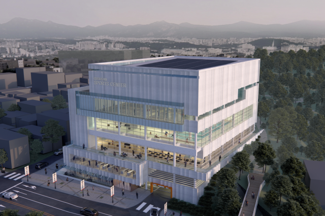 대구 북구 읍내동에 들어설 구수산스포츠센터 조감도. 북구청 제공