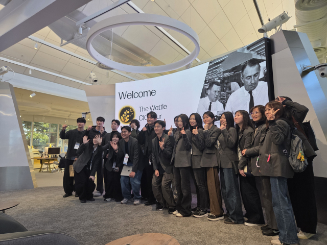 제8기 4차산업혁명 청년체험단이 10일(이하 현지시간) 미국 캘리포니아주 실리콘밸리를 방문하고 구글과 HP 본사를 탐방했다. 정은빈 기자