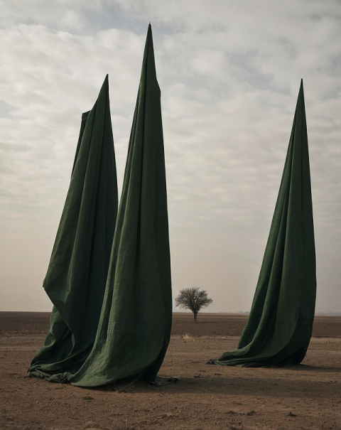 이소영, 임계영역 6, 50x63cm, Digital print on Fabric, 2025