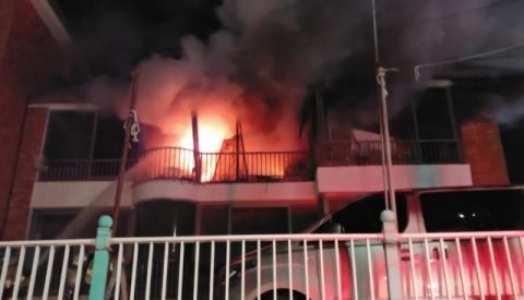 김천시 어모면 전기스쿠터 충전 중 불이나 2명 경상