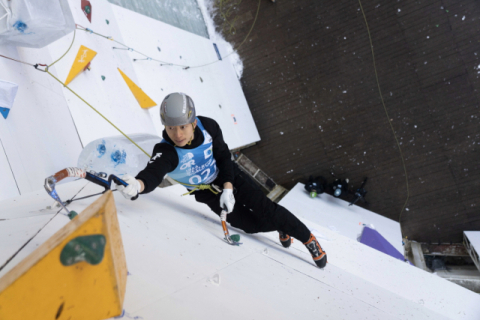 김민철, 청송 아이스클라이밍 월드컵 준우승