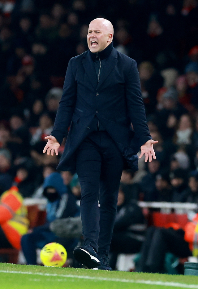 리버풀의 아르네 슬롯 감독. EPA 연합뉴스