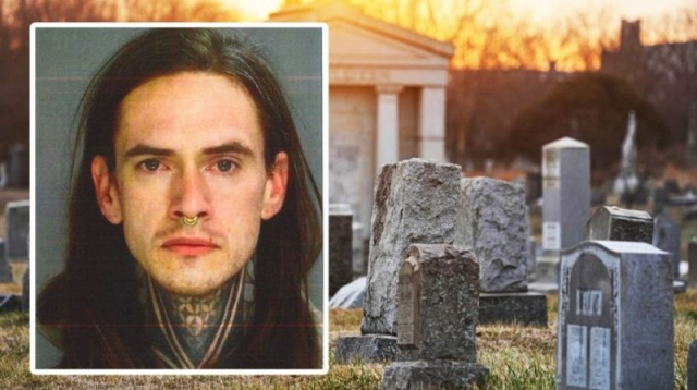 시신 절도 혐의 및 소지로 구금된 조나단 게를라흐(34) [스카이뉴스 캡처]