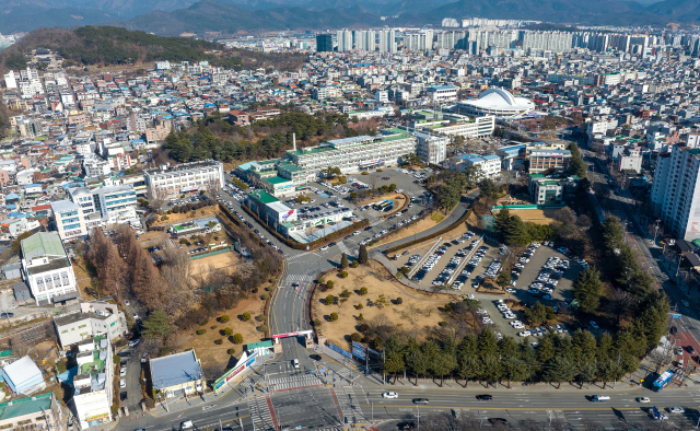 12일 옛 경북도청 후적지(현 대구시청 산격청사) 모습. 정부가 