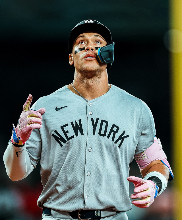 WBC 미국 대표팀과 MLB 뉴욕 양키스를 대표하는 강타자 애런 저지. 양키스 SNS 제공