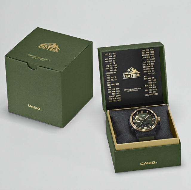 다카이치 사나에 일본 총리가 이재명 대통령에게 선물한 카시오 시계. 청와대 제공.