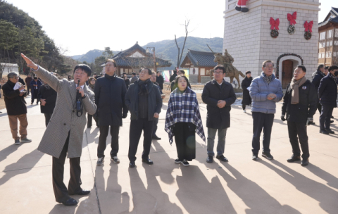 안동시의회, '한국문화테마파크 현장 방문'